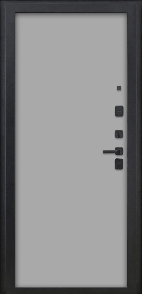 Входная дверь ДвериПРО Термо серебро Гладкая Шарли светлый DPRO226173 внутренняя сторона